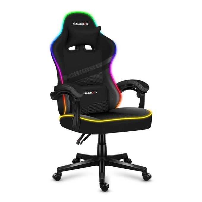 Fotel gamingowy Huzaro Force 4.4 RGB Black Mesh