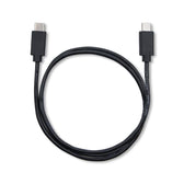 Kabel USB Qoltec 2.0 typ C męski | USB 2.0 typ C męski | 0.5m | Czarny