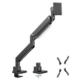 Uchwyt do monitora Maclean MC-968, podwójne ramię, ze sprężyną gazową, 17"-57", 27 kg