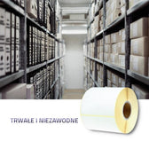 Etykiety termotransferowe Qoltec 100x210mm | 350szt
