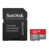 Karta pamięci microSDXC SanDisk Ultra 512GB 150MB/s UHS-I A1 U1 C10 + adapter