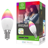 Żarówka Smart Woox LED Wi-Fi Kolorowa RGB+CCT 5W E14 2700K-6500K