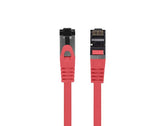 Patchcord Lanberg S/FTP kat.8.1 3m LSZH CU fluke passed czerwony