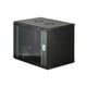Szafa sieciowa wisząca jednosekcyjna DIGITUS Dynamic 19" 9U, 600x450, drzwi szyba, czarny, niezmontowana, 60kg