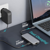 Stacja dokująca DIGITUS USB Typ C 7-portów HDMI 4K/60Hz PD 3.0