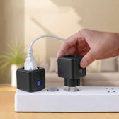 Gniazdko zdalnie sterowane GreenBlue GB735 B, WiFi, Android/iOS/Alexa/Google Home, timer, watomierz, max 16A/3840W