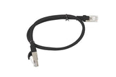 Patchcord Lanberg UTP kat.6 0,5m czarny