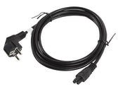 Kabel zasilający Lanberg CEE 7/7 -> IEC 320 C5 notebook (miki) 3m VDE czarny