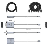 Przełącznik Dwukierunkowy Unitek D1078A USB-C 4K 144Hz PD 100W