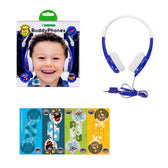 Słuchawki z mikrofonem BuddyPhones Connect Blue dla Dzieci 85dB