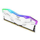 Pamięć DDR5 Team Group T-FORCE DELTA Alpha RGB 32GB (2x16GB) 6000MHz CL38 1,25V Biała