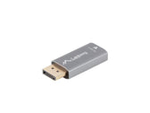 Adapter Lanberg Displayport (M) -> HDMI (F) 8K srebrny