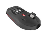 Mysz bezprzewodowa Genesis Zircon 330 optyczna Gaming 3600DPI czarno-czerwona
