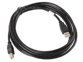 Kabel USB 2.0 Lanberg AM-BM 3m czarny