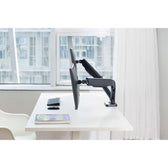 Uchwyt biurkowy 2xLCD/LED Techly 17"-32" 2x(2-9kg) Amortyzator gazowy