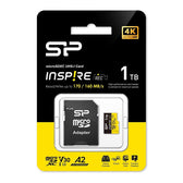 Karta pamięci Silicon Power Inspire microSDXC 1TB V30 UHS-I U3 A2 170/160 MB/s TLC + adapter