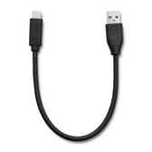 Kabel USB 2.0 Qoltec A męski/ USB 3.1 typC Męski | 0,25m