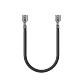 Kabel Qoltec przewód akumulatorowy wsuwka żeńska typu FASTON 250 | 20cm | Czarny
