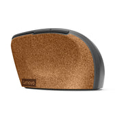 Mysz bezprzewodowa Lenovo Go Wireless Vertical Mouse optyczna szara z naturalnym korkiem