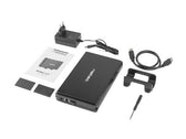 Obudowa na dysk HDD/SSD Natec RHINO USB 3.0 3,5" ALU Black Slim