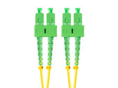 Patchcord światłowodowy Lanberg SM SC/APC-SC/APC DUPLEX 3.0mm LSZH G657A1 15m żółty