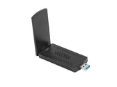 Karta sieciowa bezprzewodowa WIFI Lanberg USB 3.0 AX3000 Tri-band 2 wewnętrzne anteny