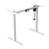 Biurko elektryczne regulacja wys. Ergo Office ER-403W, max wys 123cm, max 70 kg, bez blatu do pracy stojąco siedzącej, białe