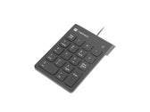 Klawiatura Natec Goby 2 numeryczna USB 18 klawiszy czarna