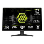 Monitor MSI 27" MAG 272F Rapid IPS FHD 200Hz HDMI DP