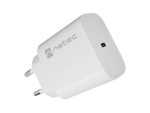 Ładowarka sieciowa Natec Ribera 1x USB-A 20W biała