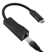Kabel adapter Qoltec USB 3.1 typ C M / RJ-45 F | 0,2m