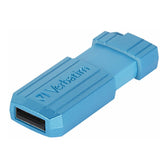 Pendrive Verbatim PinStripe USB Drive 128GB USB 2.0 Karaibski Niebieski