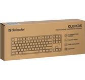 Klawiatura bezprzewodowa Defender CLEIKOS GK-135 mechaniczna bluetooth + 2.4 GHz + kabel Gaming RGB outemu