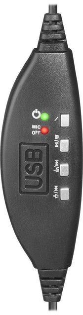 Słuchawki z mikrofonem Defender GRYPHON 750U USB czarne