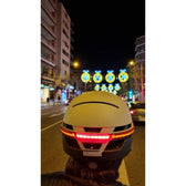 Kask rowerowy miejski Livall BH51M Neo BT/LED/SOS 57-61cm szary