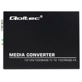 Switch niezarządzalny Qoltec Dwukierunkowy Media Konwerter 1x RJ45 1x SFP | 1000Mb/s | 5V