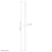 Drążek przedłużający Neomounts FPMA-CP200BLACK 50 kg max Czarny
