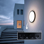Lampa LED z czujnikiem ruchu Maclean MCE525 B, czujnik PIR, kolor czarny, 10W, IP65, 1000lm, barwa neutralna