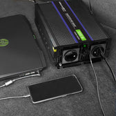 Przetwornica napięcia Qoltec Monolith 3000 MS Wave | 12V na 230V | 1500/3000W | USB