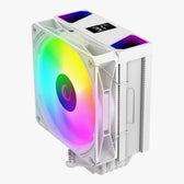 Chłodzenie CPU Rampage  OCTAGONC70-WHITE  LGA1700/AM5 LCD wentylator infinity 120mm ARGB biały PWM