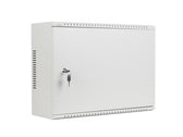 Szafa instalacyjna Lanberg rack wisząca 19" 4U+3U 540x200 niskoprofilowa szara (złożona)