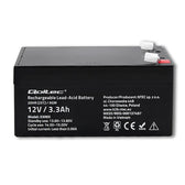 Akumulator AGM Qoltec 12V | 3.3Ah