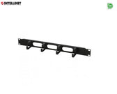 Organizer Kabli Intellient Rack 19" 1U 4x48mm, czarny