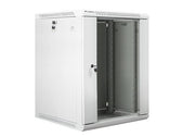 Szafa instalacyjna Rack wisząca 19" 15U 600x600 szara Lanberg (flat pack)
