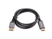 Kabel adapter Lanberg Displayport (M) -> HDMI (M) 1M 4K czarno-srebrny