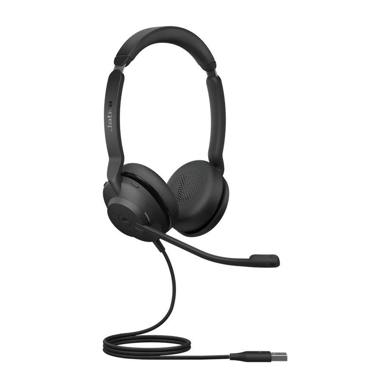 Słuchawki przewodowe z mikrofonem Jabra Evolve2 30 USB-A MS Stereo Black