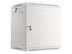 Szafa instalacyjna Rack wisząca 19" 12U 600x450 szara drzwi metalowe Lanberg (flat pack)