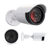 Atrapa kamery tubowej Maclean IR1800 W, diody IR LED, biała, zasilanie 2xAA (brak w zestawie), ABS