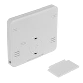 Termometr higrometr z funkcją zegara GreenBlue GB384W biały