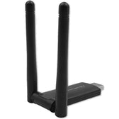 Karta sieciowa Qoltec Bezprzewodowy Adapter USB DUAL WiFi 2 x 2dBi | Standard AC | USB 3.0 | 1200Mbps